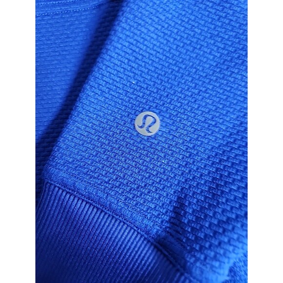 Lululemon Relaxed-Fit Train Hoodie Mesh Men’s size Small in Royal Blue - Picture 6 of 6